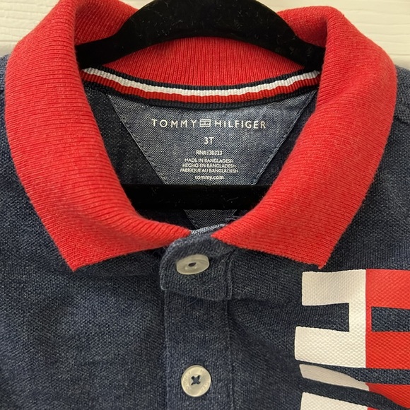 Tommy Hilfiger Tee Shirt with Collar - Picture 3 of 4